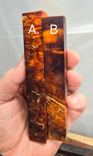 Load image into Gallery viewer, Box elder burl stabilized and Double Dyed