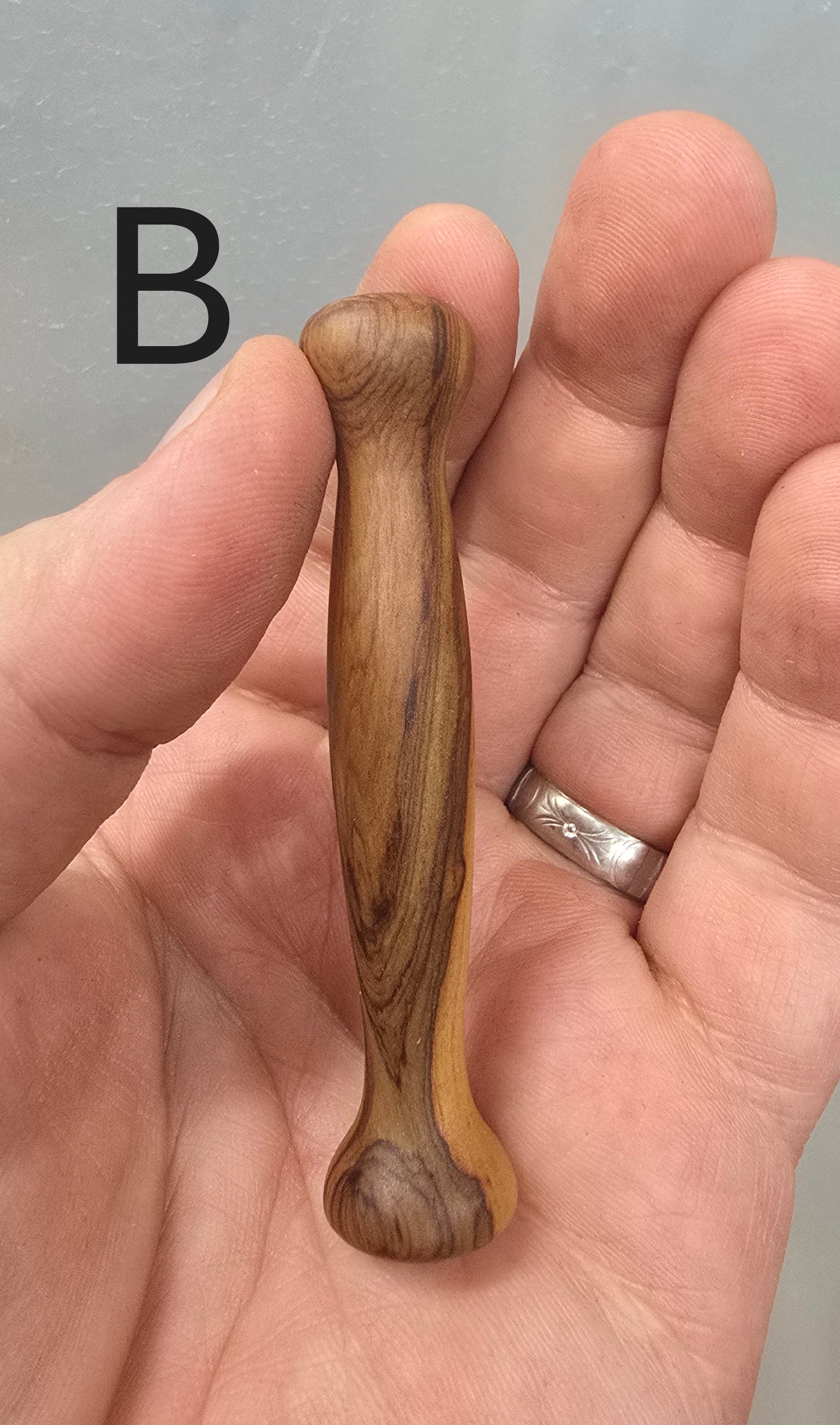 Bethlehem Olive Wood seam ripper and stiletto combo tool