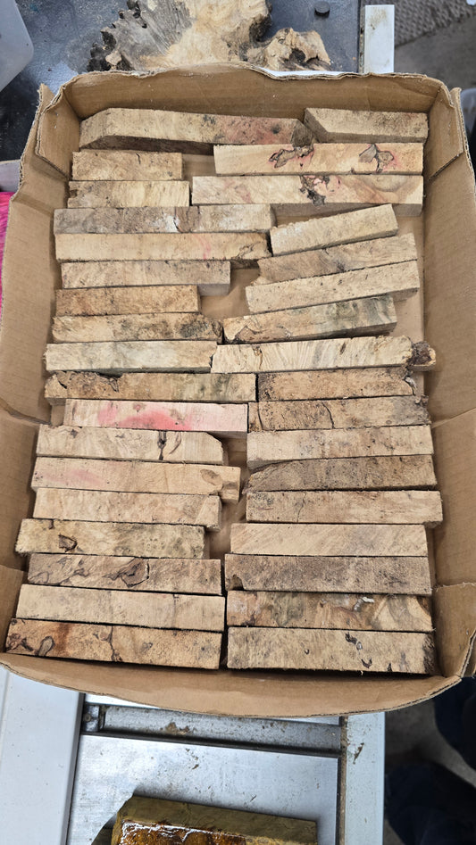 Box elder burl pen blanks