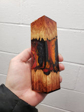 Load image into Gallery viewer, Hybrid Call Block with Austrlian Red Mallee Burl #4